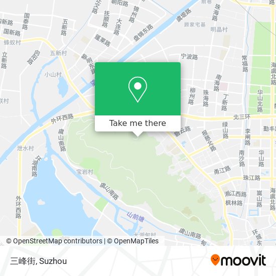 三峰街 map