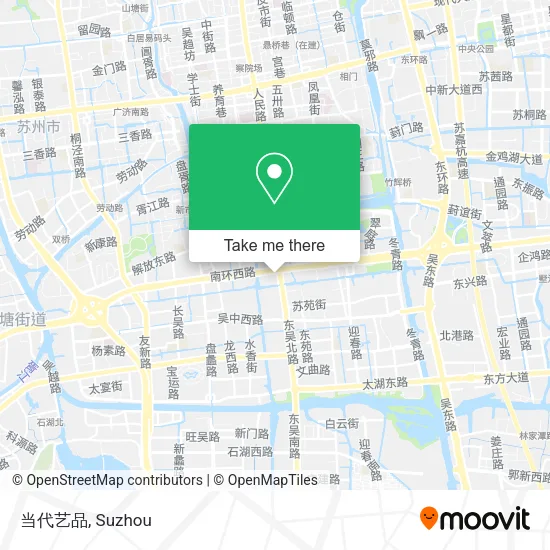 当代艺品 map