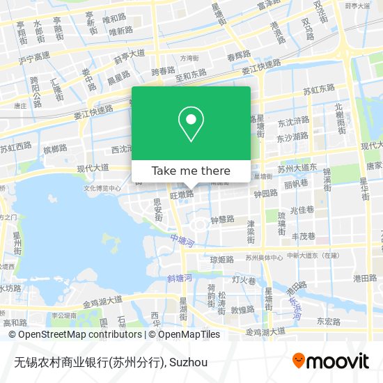 无锡农村商业银行(苏州分行) map