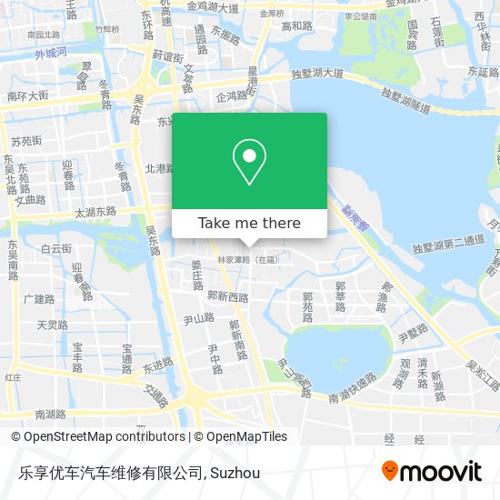 乐享优车汽车维修有限公司 map