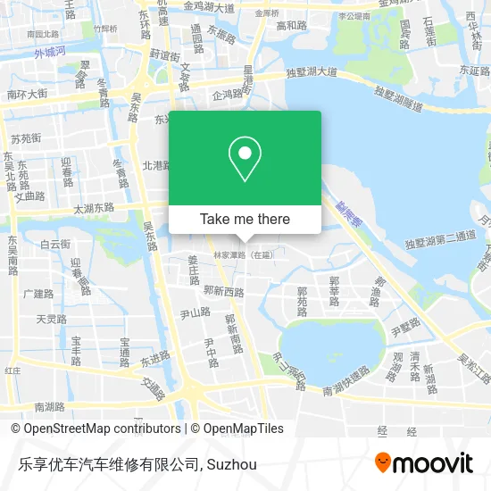 乐享优车汽车维修有限公司 map