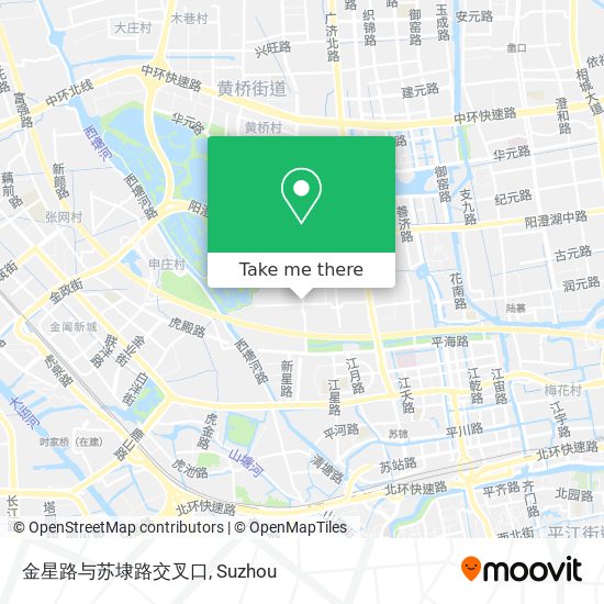 金星路与苏埭路交叉口 map