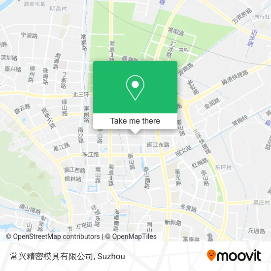 常兴精密模具有限公司 map