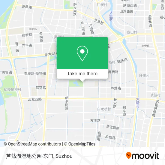 芦荡湖湿地公园-东门 map