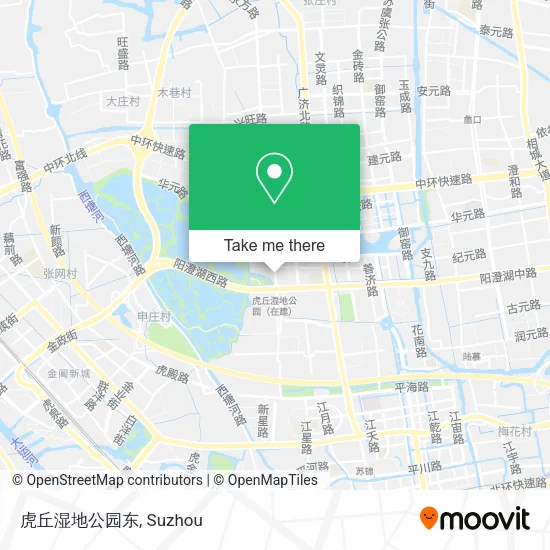 虎丘湿地公园东 map