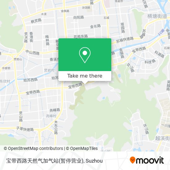 宝带西路天然气加气站(暂停营业) map