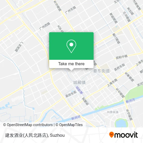 建发酒业(人民北路店) map