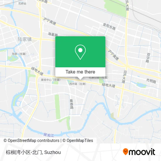 棕榈湾小区-北门 map