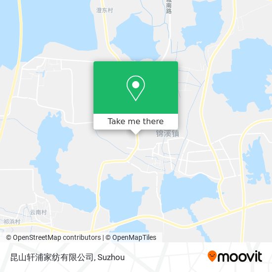 昆山轩浦家纺有限公司 map