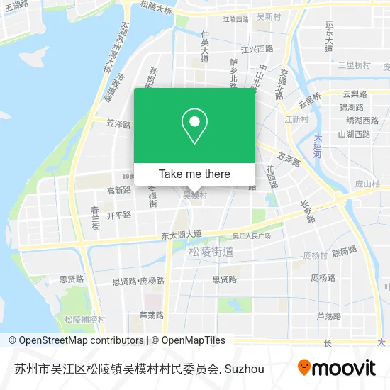 苏州市吴江区松陵镇吴模村村民委员会 map