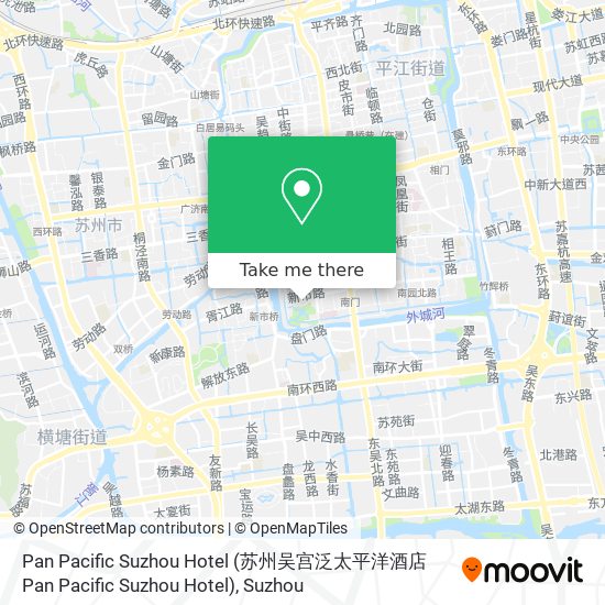 Pan Pacific Suzhou Hotel map