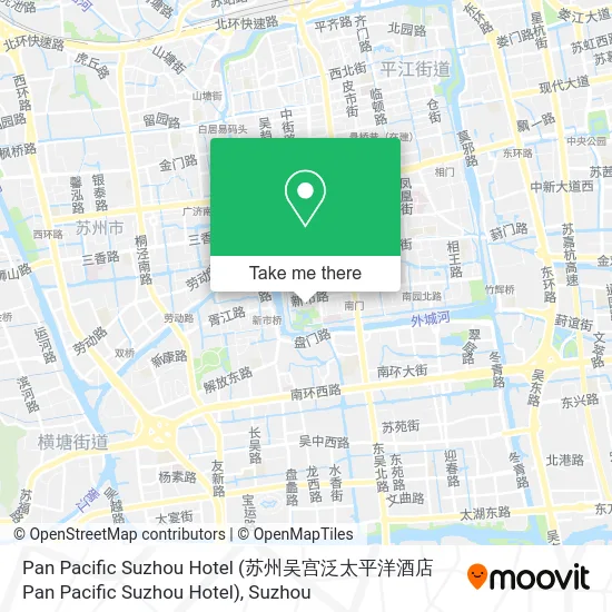 Pan Pacific Suzhou Hotel map