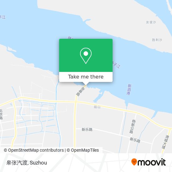 皋张汽渡 map