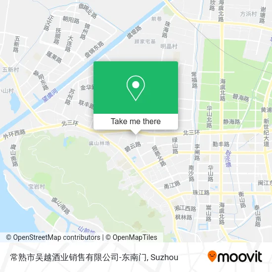 常熟市吴越酒业销售有限公司-东南门 map