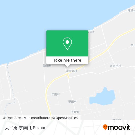 太平庵-东南门 map