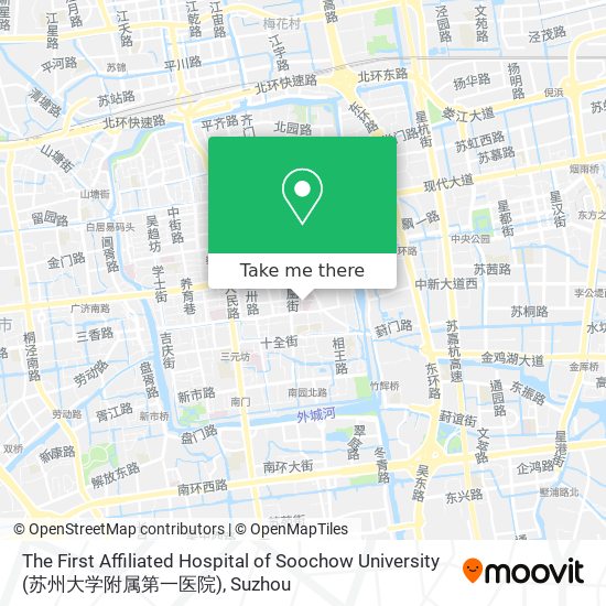The First Affiliated Hospital of Soochow University (苏州大学附属第一医院) map