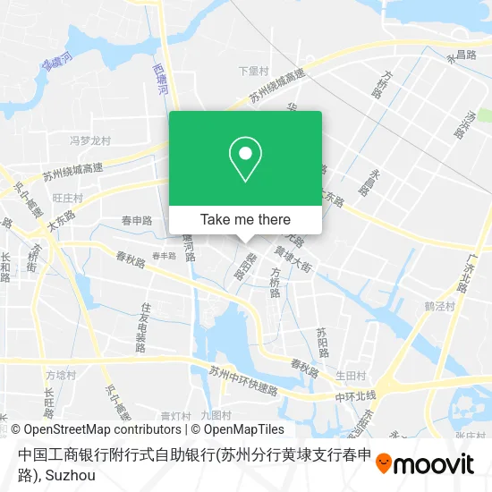 中国工商银行附行式自助银行(苏州分行黄埭支行春申路) map