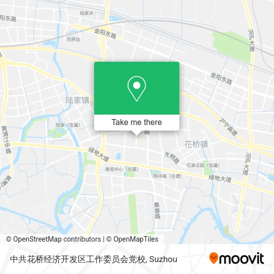 中共花桥经济开发区工作委员会党校 map
