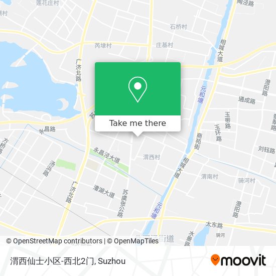 渭西仙士小区-西北2门 map
