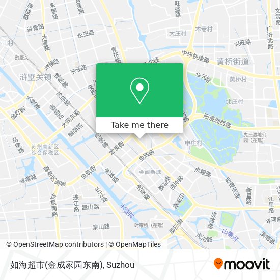 如海超市(金成家园东南) map