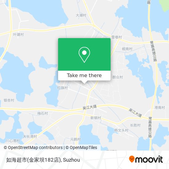 如海超市(金家坝182店) map