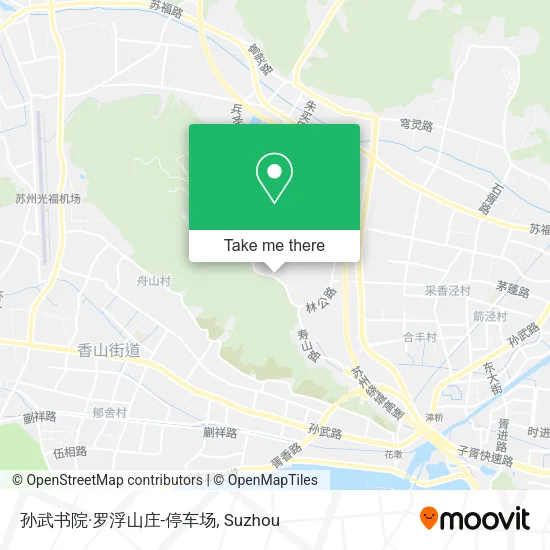 孙武书院·罗浮山庄-停车场 map