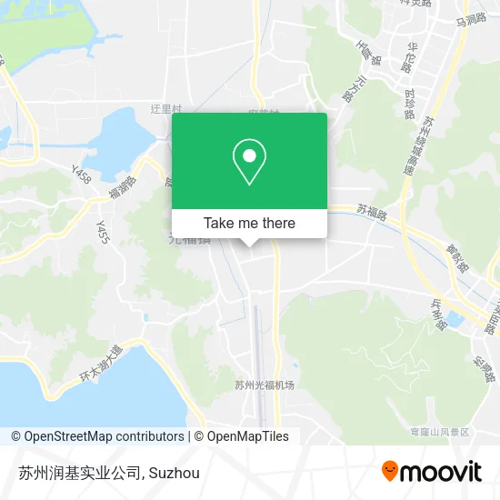 苏州润基实业公司 map