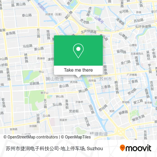 苏州市捷润电子科技公司-地上停车场 map