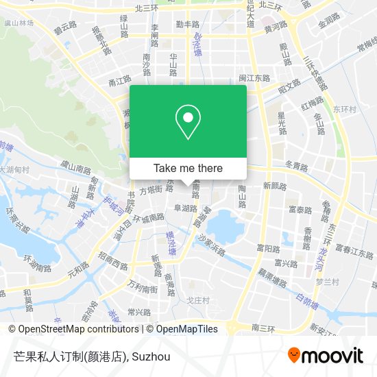 芒果私人订制(颜港店) map