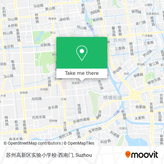 苏州高新区实验小学校-西南门 map