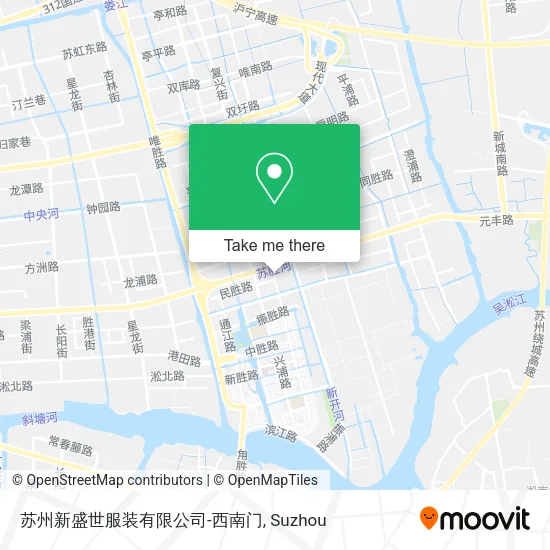 苏州新盛世服装有限公司-西南门 map