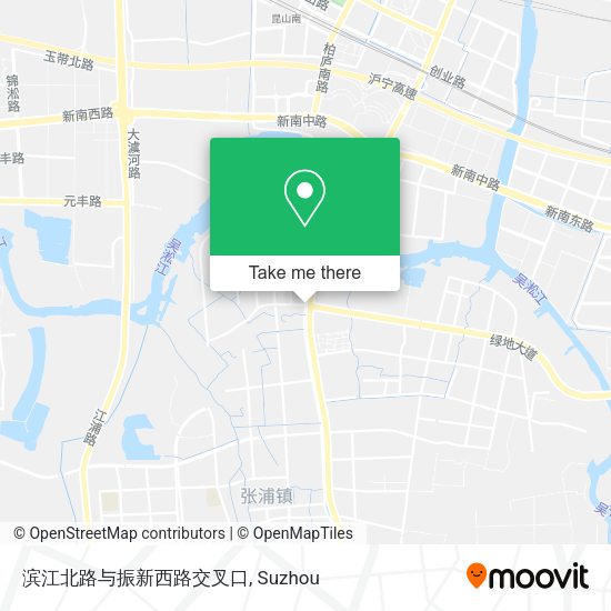 滨江北路与振新西路交叉口 map