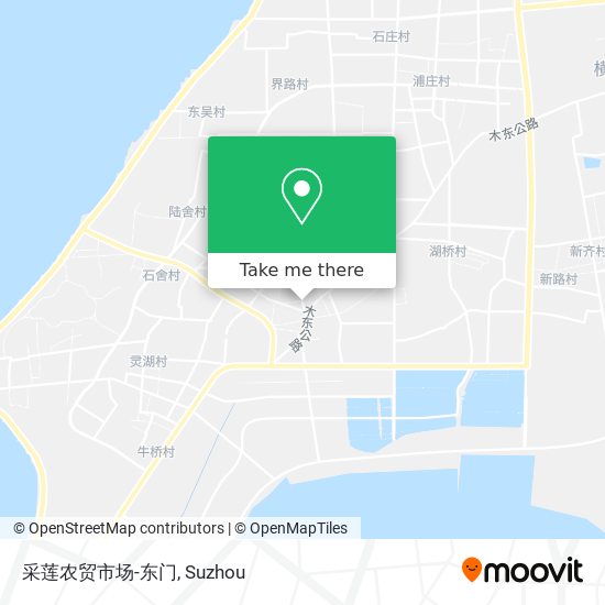 采莲农贸市场-东门 map