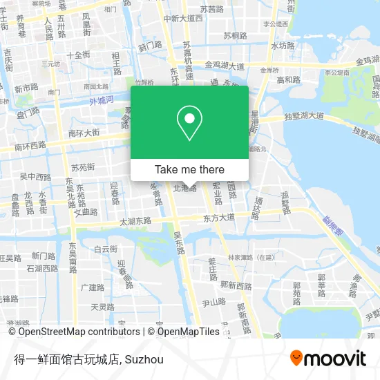 得一鲜面馆古玩城店 map