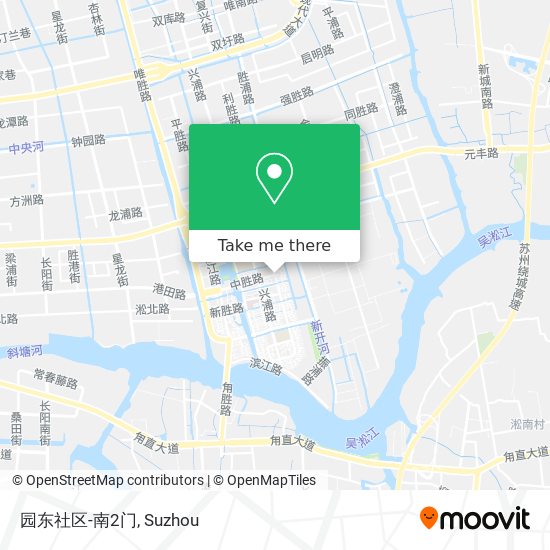 园东社区-南2门 map