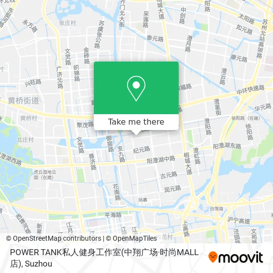 POWER TANK私人健身工作室(中翔广场·时尚MALL店) map