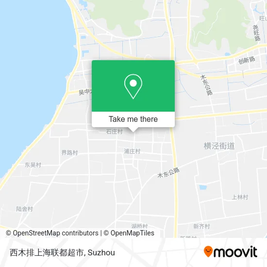 西木排上海联都超市 map