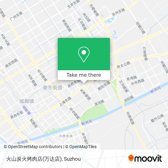 火山炭火烤肉店(万达店) map