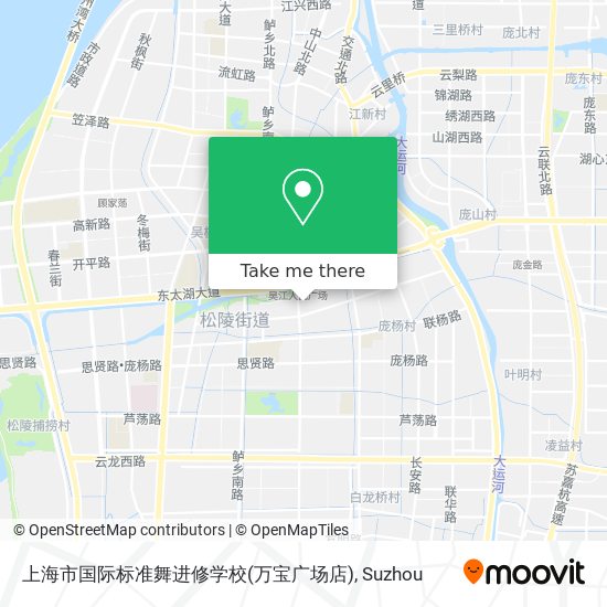上海市国际标准舞进修学校(万宝广场店) map