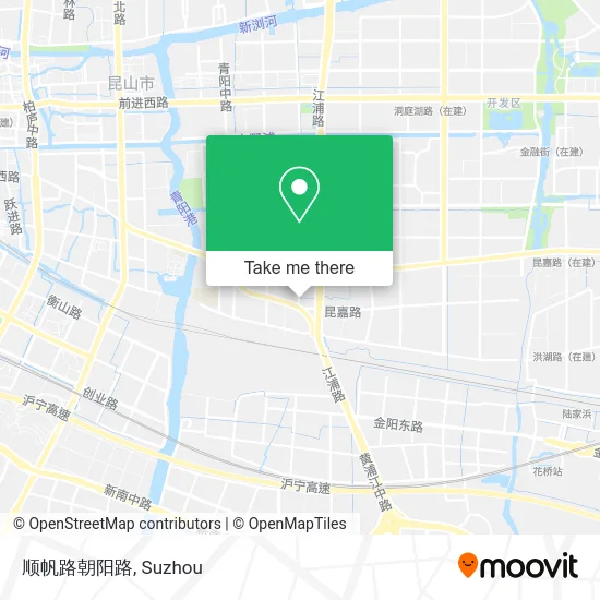 顺帆路朝阳路 map