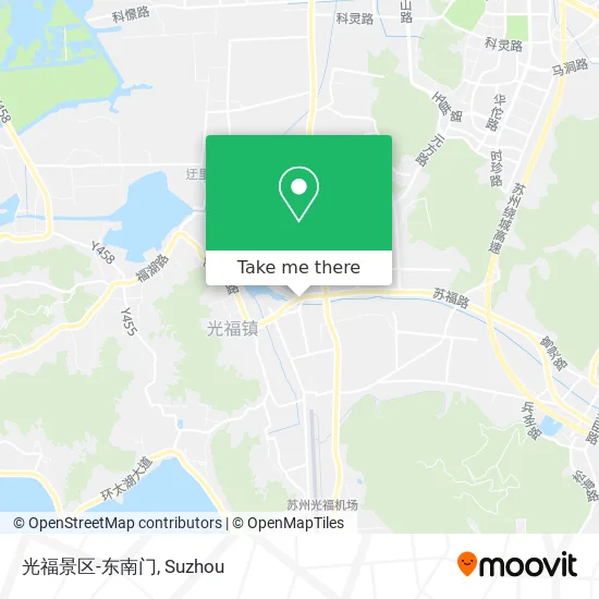 光福景区-东南门 map