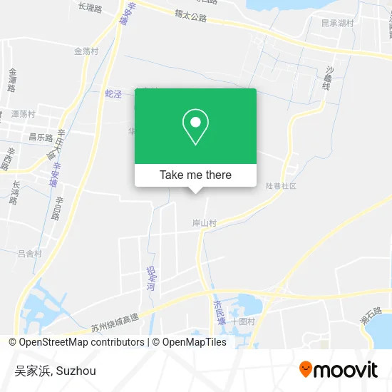 吴家浜 map