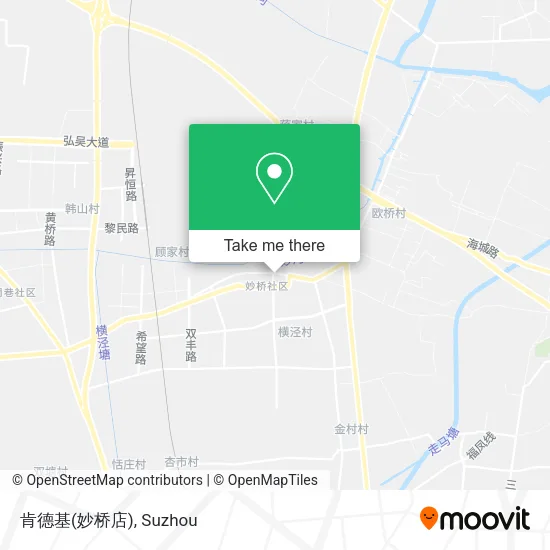 肯德基(妙桥店) map