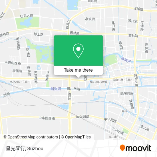 星光琴行 map