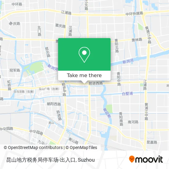 昆山地方税务局停车场-出入口 map