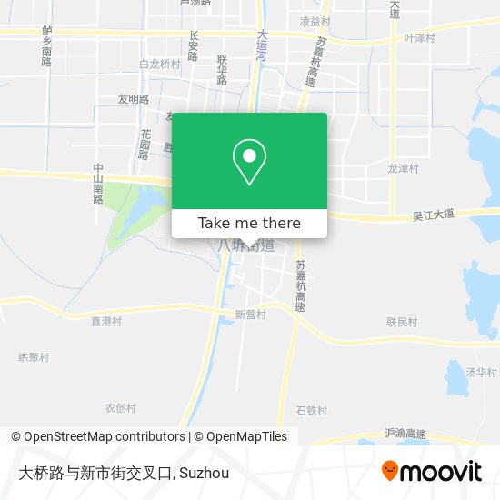 大桥路与新市街交叉口 map