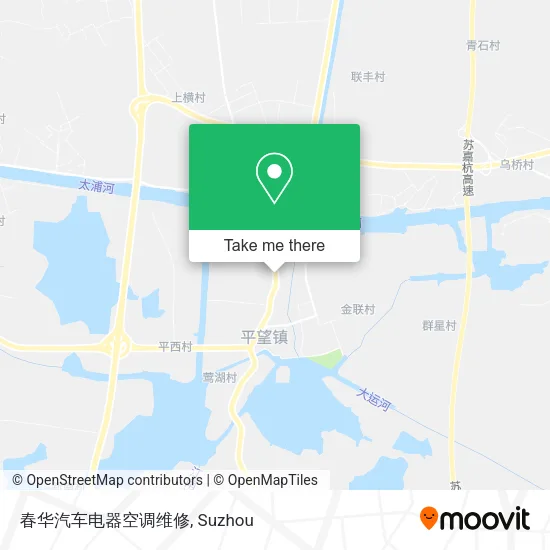 春华汽车电器空调维修 map