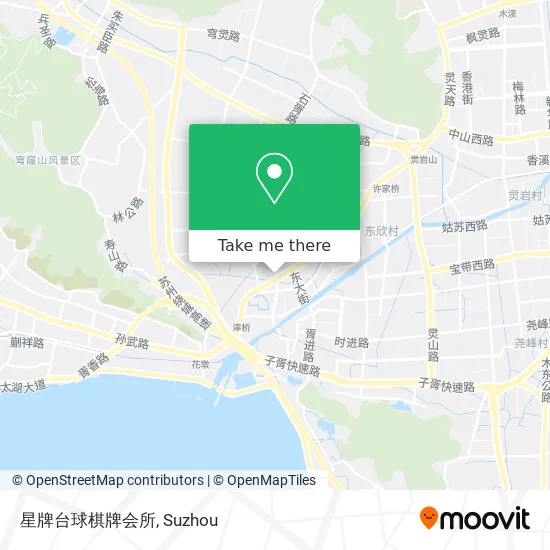 星牌台球棋牌会所 map