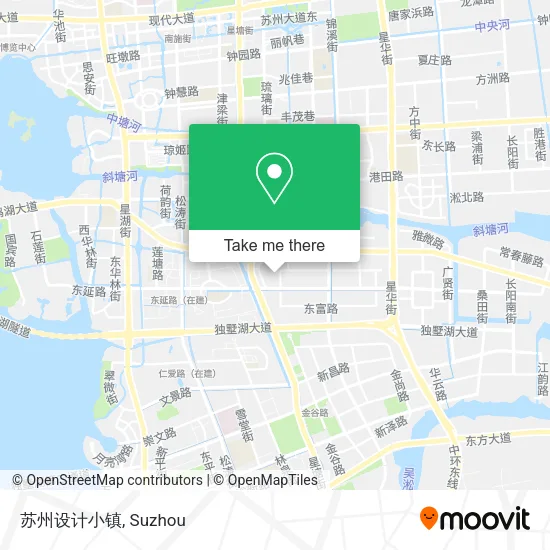 苏州设计小镇 map