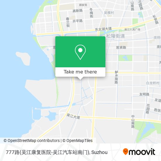 777路(吴江康复医院-吴江汽车站南门) map